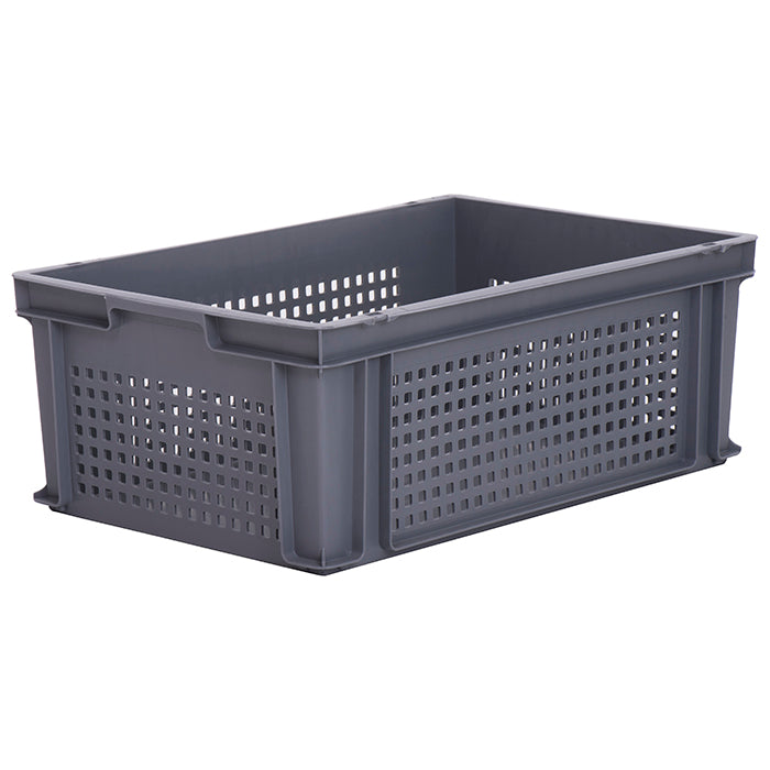 *Bundle of 15* 44L Ventilated Euro Stacking Container (600l x 400w x 220h mm) - Various Colours Available